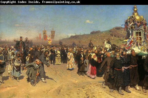 Ilya Repin Easter Procession in the Region of Kursk